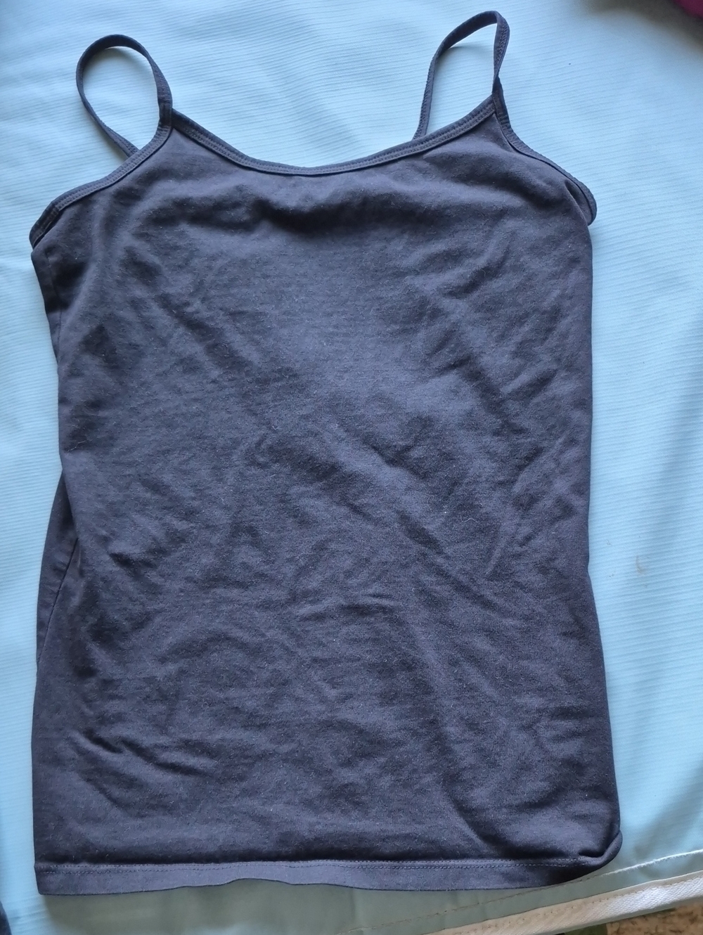 Women’s Black Spaghetti Strap Tank Top